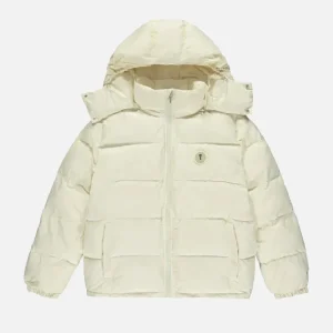 Cream Trapstar Puffer Jacket