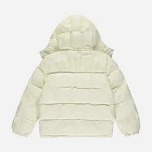 Cream Trapstar Puffer Jacket