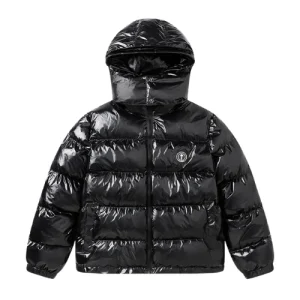 Black Trapstar Jacket Shiny